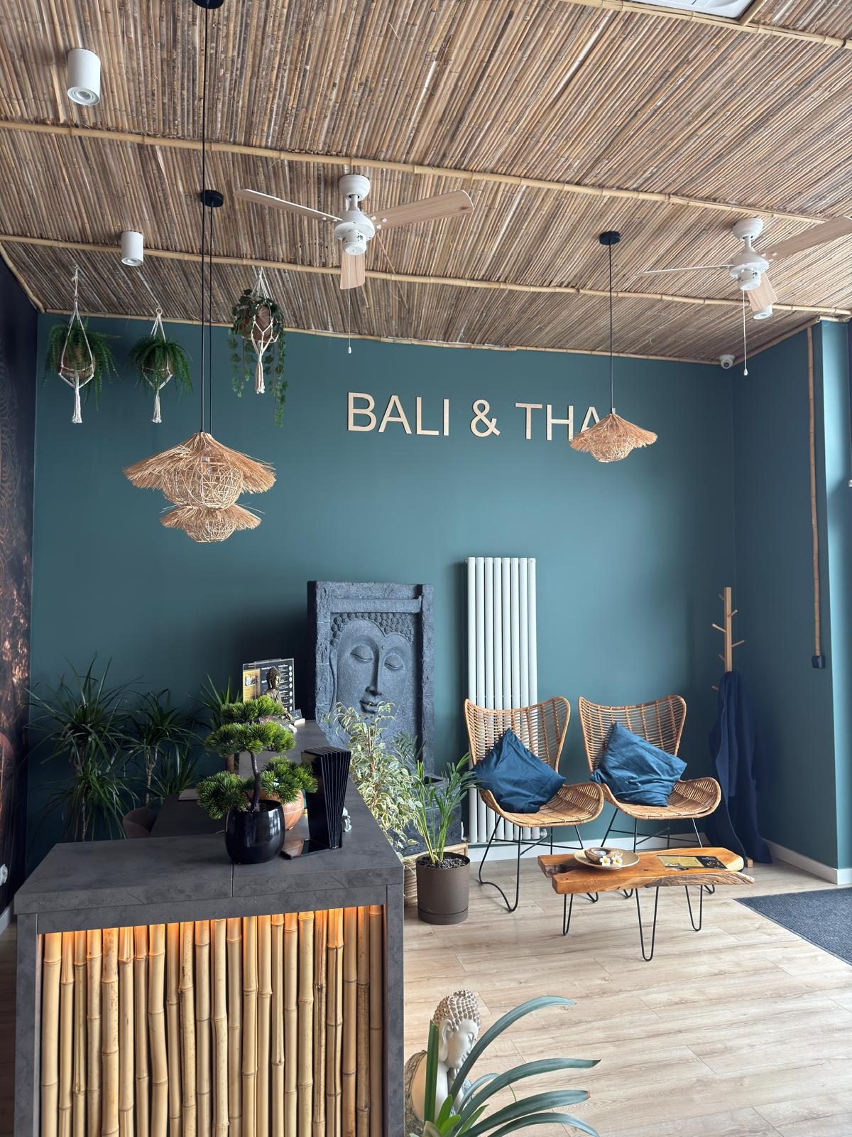 Recepcja salonu Bali & Thai Massage Poznań