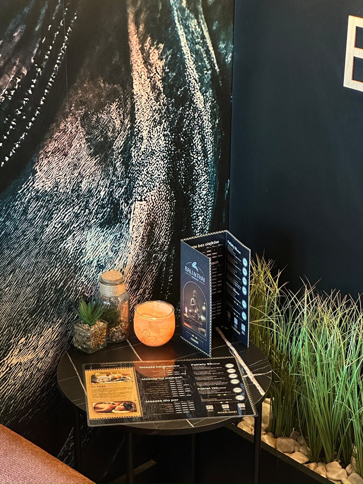 Wnętrze gabinetu Bali & Thai Massage Gdańsk Przymorze