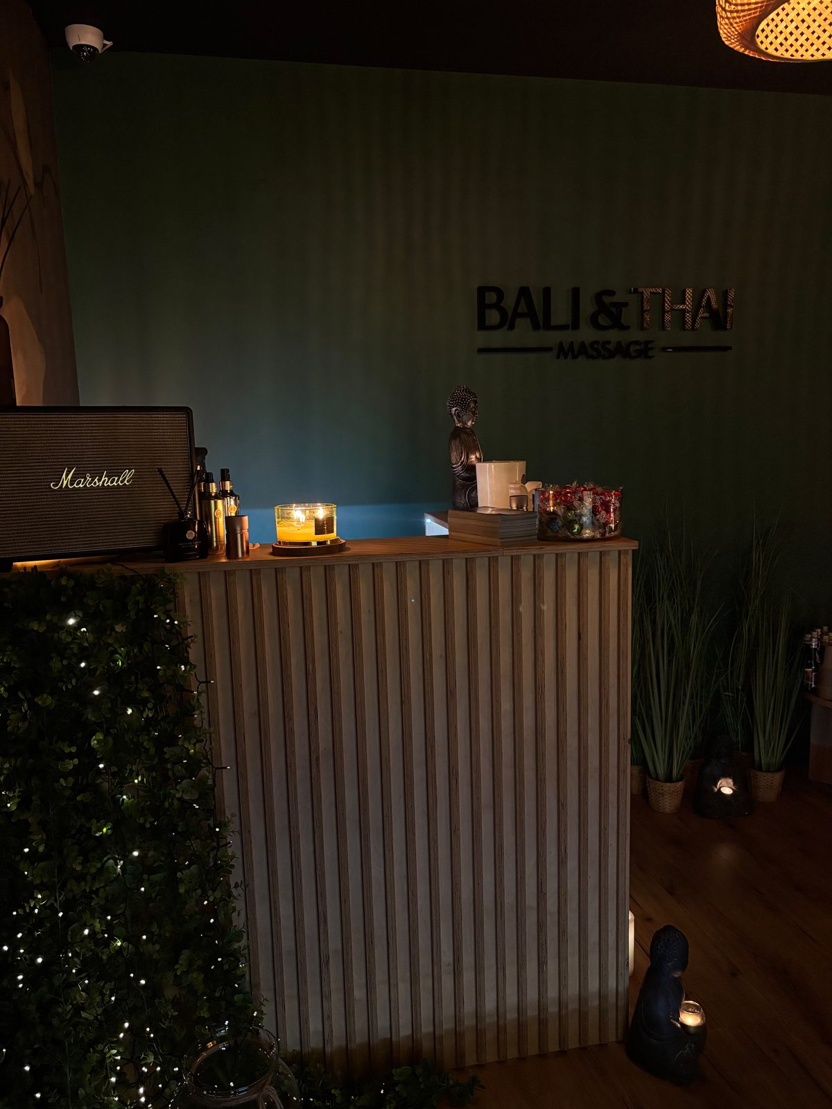 Recepcja salonu Bali & Thai Massage Gorzów Wielkopolski