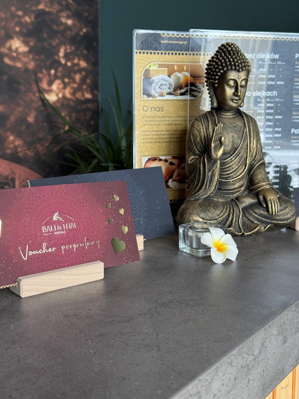 Recepcja salonu Bali & Thai Massage Poznań